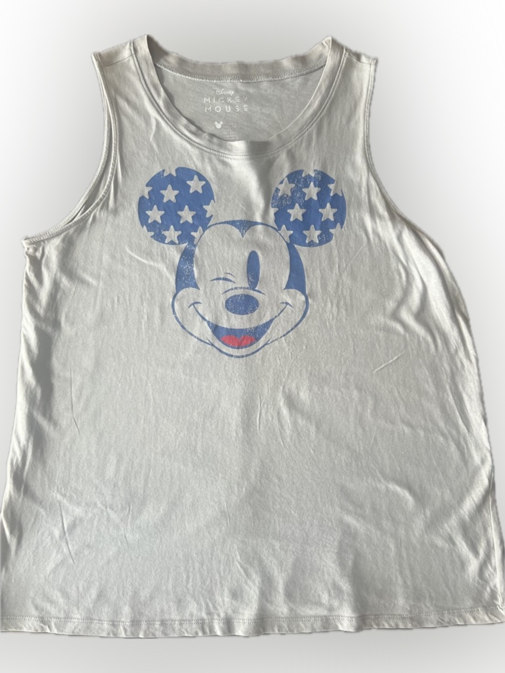 Mickey Mouse Disney Patriotic 4th of July Tank Top.L XLarge